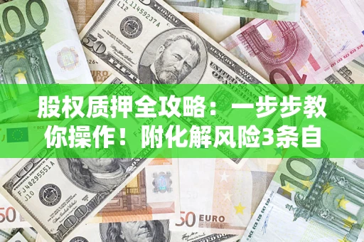 武汉股权质押全攻略：一步步教你操作！附化解风险3条自救法则