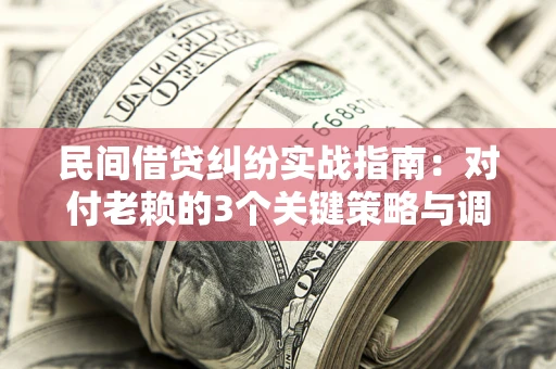 武汉民间借贷纠纷实战指南：对付老赖的3个关键策略与调解盲区解析
