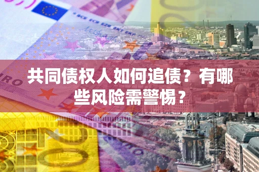武汉共同债权人如何追债？有哪些风险需警惕？