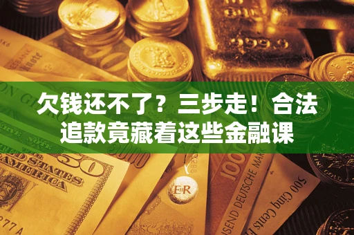 武汉欠钱还不了？三步走！合法追款竟藏着这些金融课
