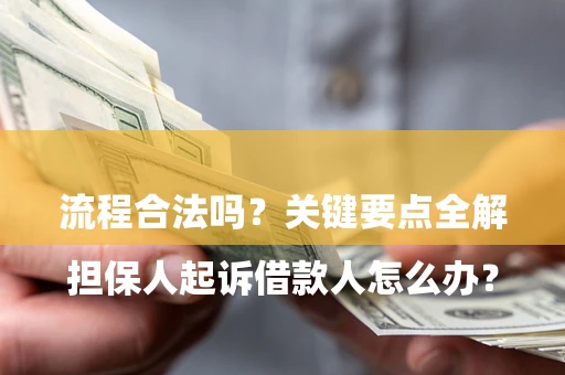 武汉

担保人起诉借款人怎么办？流程合法吗？关键要点全解析