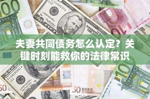 武汉夫妻共同债务怎么认定？关键时刻能救你的法律常识